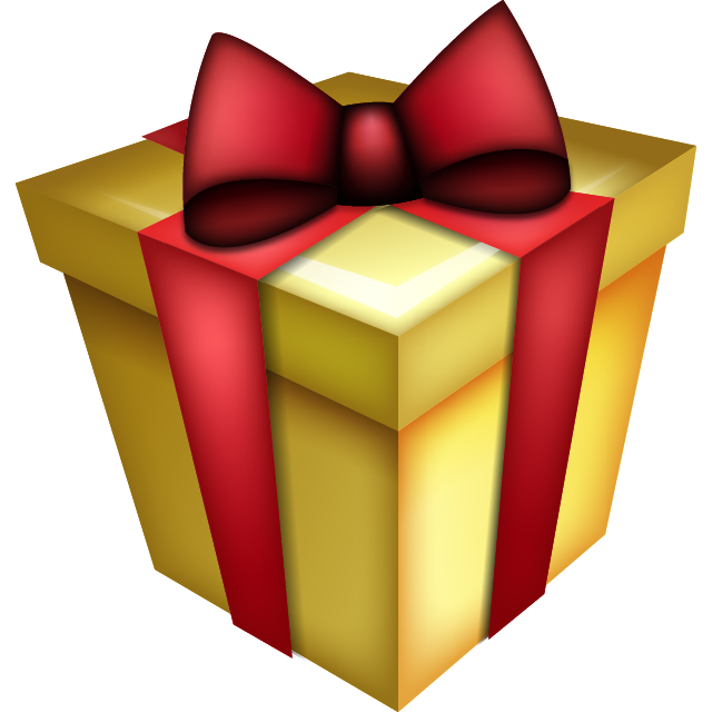 Gift Present Emoji Icon Free Photo PNG Image