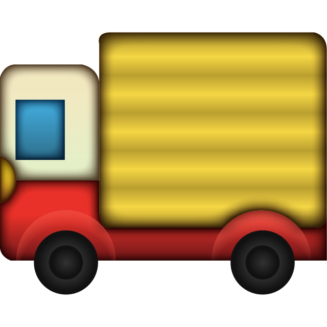Delivery Truck Emoji Icon Free Photo PNG Image