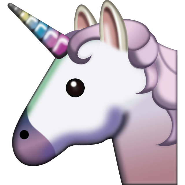 Unicorn Emoji Free Icon HQ PNG Image