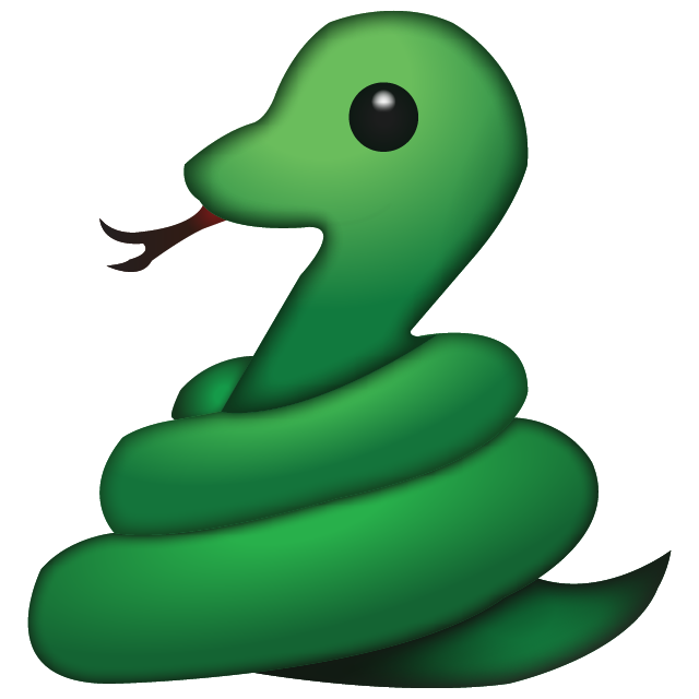 Snake Emoji Free Photo Icon PNG Image