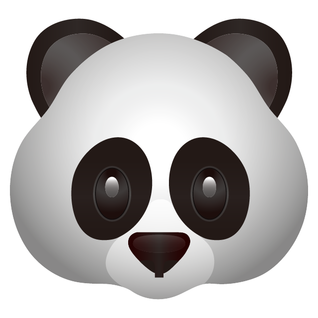 Panda Face Emoji Icon Download Free PNG Image