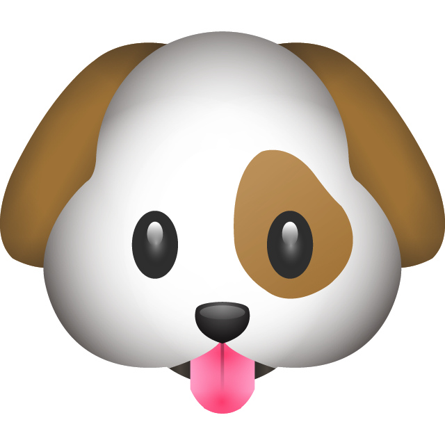 Dog Emoji Icon File HD PNG Image