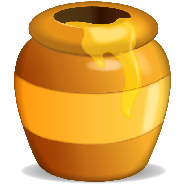 Honey Pot Emoji Icon Free Photo PNG Image