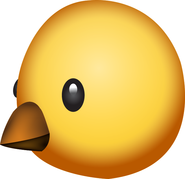Baby Chick Emoji Free Icon HQ PNG Image