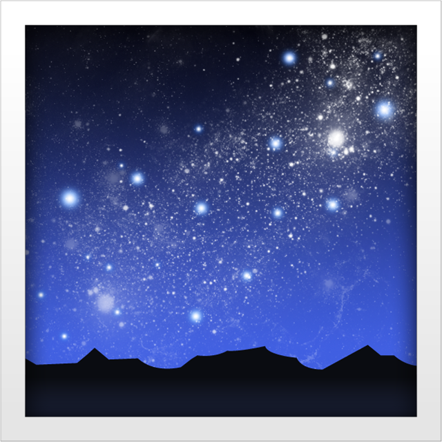 Milky Way Emoji Free Icon PNG Image