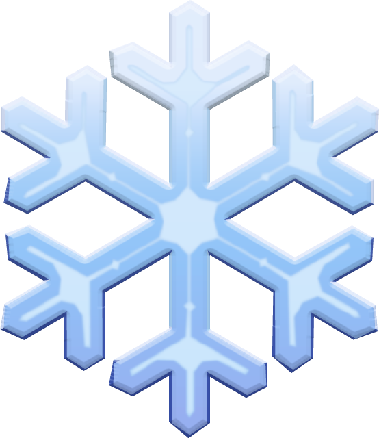 Snowflake Emoji Icon Free Photo PNG Image