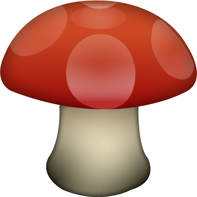 Mushroom Emoji Icon Free Photo PNG Image