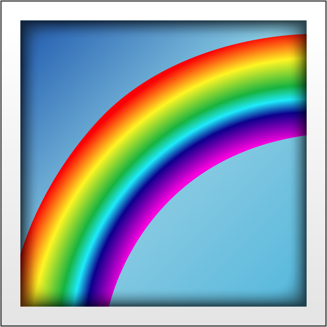 Rainbow Emoji Icon Download Free PNG Image
