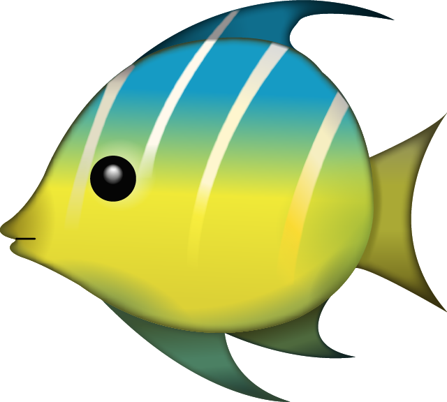 Tropical Fish Emoji Icon File HD PNG Image