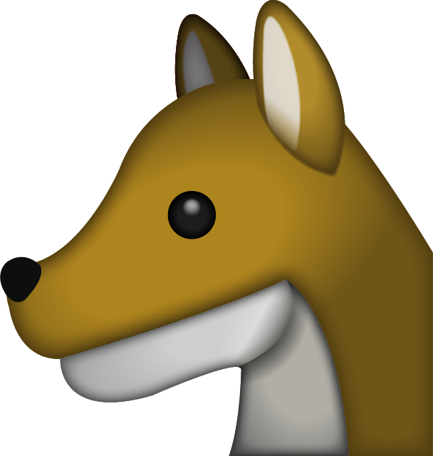 Wolf Face Emoji Icon File HD PNG Image