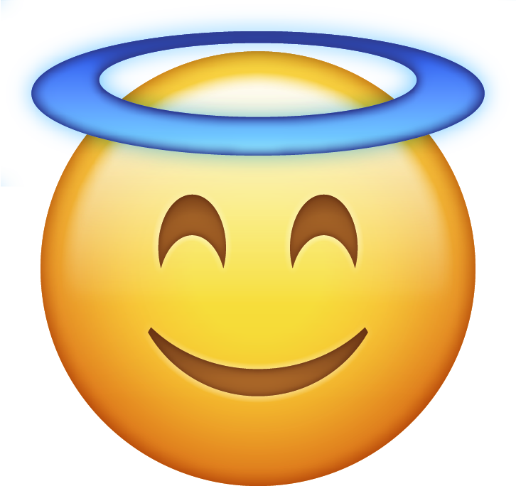Angel Halo Emoji Icon Free Photo PNG Image