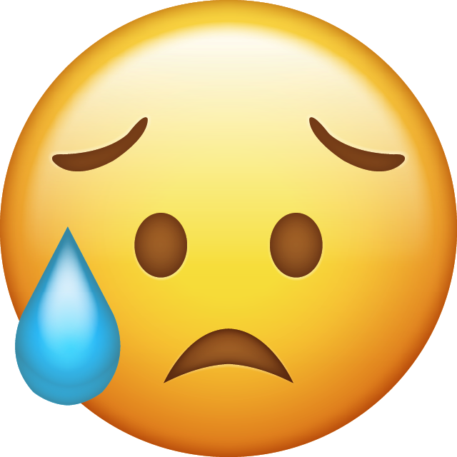 Crying Emoji Free Icon PNG Image