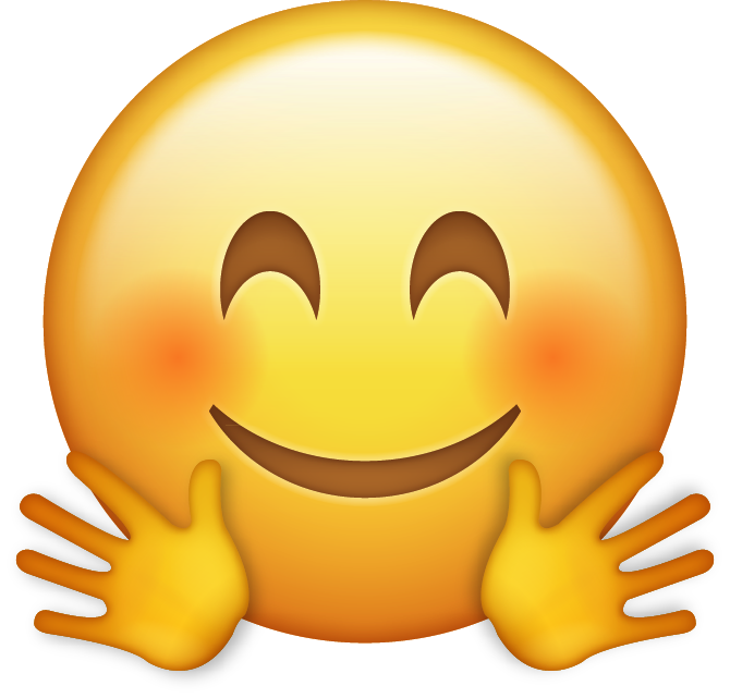 Hugging Emoji Icon Download Free PNG Image
