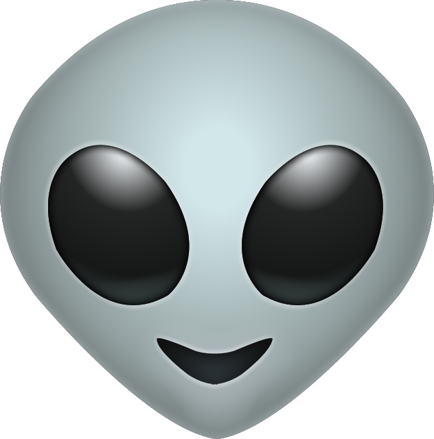 Alien Emoji Icon File HD PNG Image