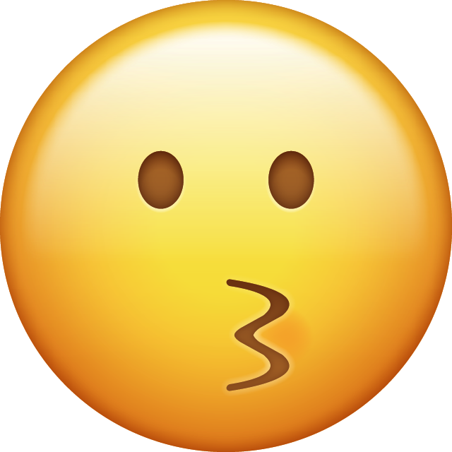 Kissing Emoji Icon Download Free PNG Image