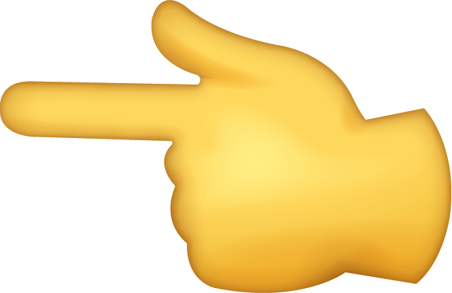 Pointing Index Emoji Icon File HD PNG Image