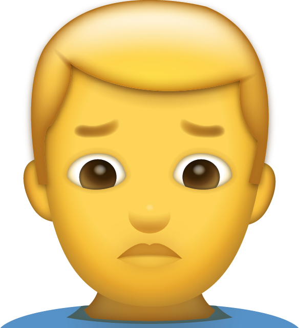 Man Pouting Emoji Icon Download Free PNG Image