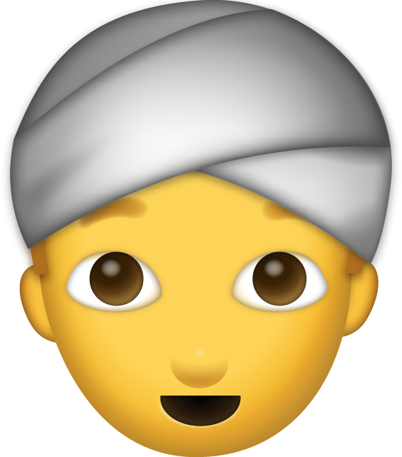 Man With Turban Emoji Icon File HD Icon