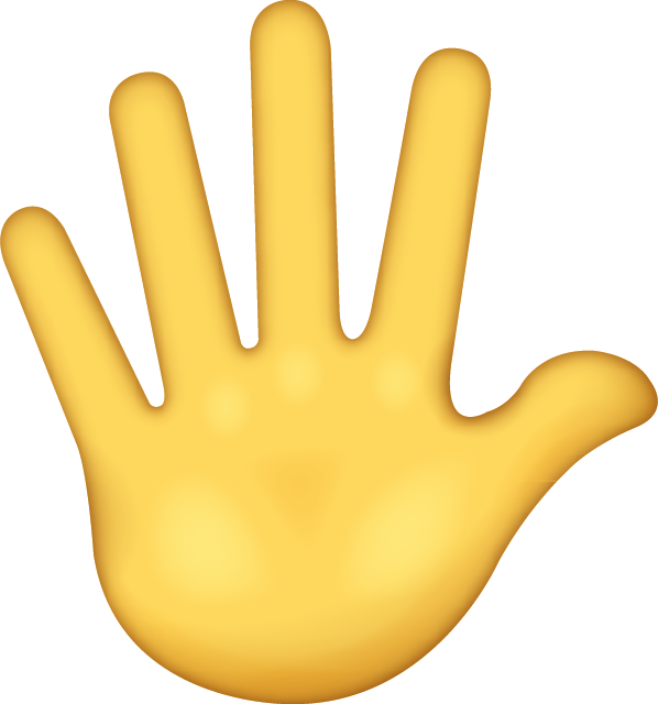 Hand Emoji Free Icon PNG Image