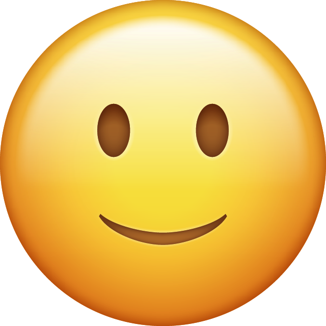 Slightly Smiling Emoji Icon Free Photo Icon