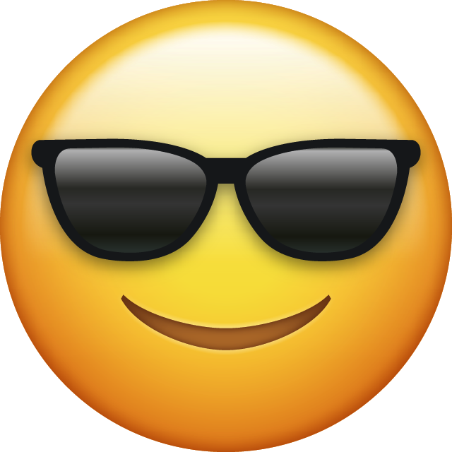 Sunglasses Emoji Free Icon HQ PNG Image
