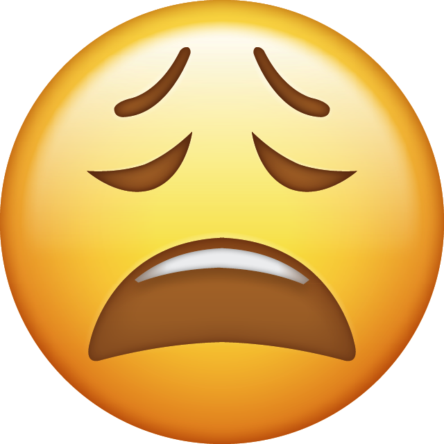 Tired Emoji Free Icon HQ PNG Image