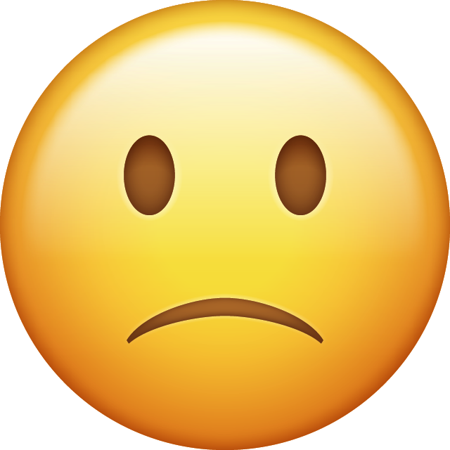 Unhappy Emoji Icon File HD PNG Image