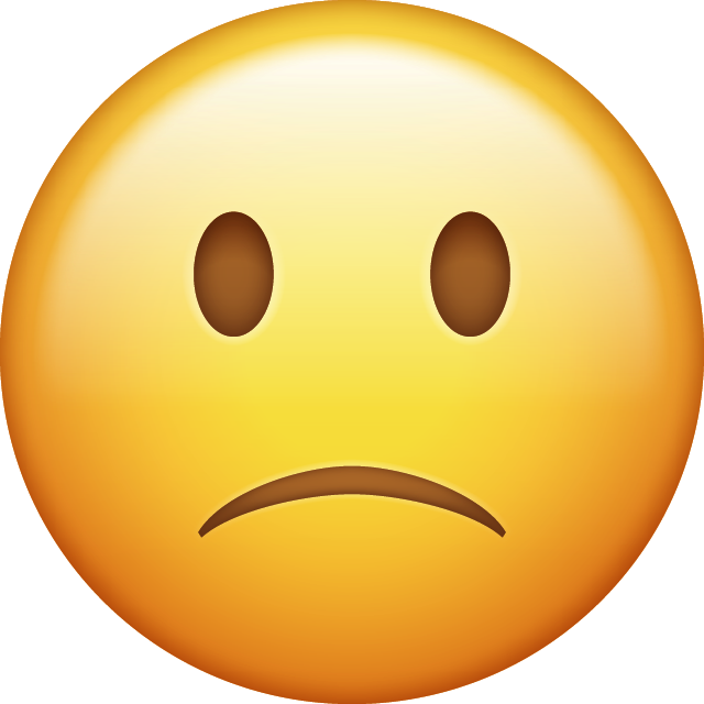 Unhappy Emoji Icon File HD Icon