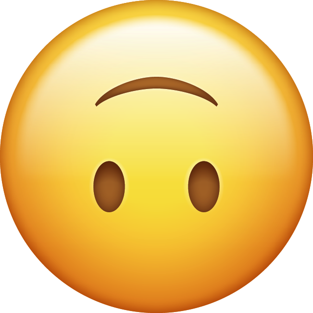 Upside Down Smiling Emoji Free Icon HQ Icon