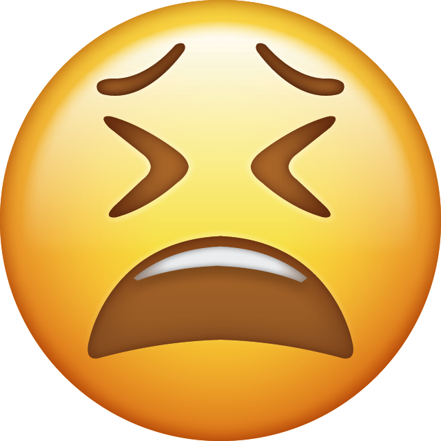 Weary Emoji Icon File HD PNG Image
