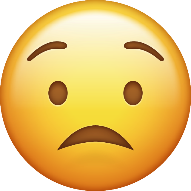 Worried Emoji Icon Free Photo Icon