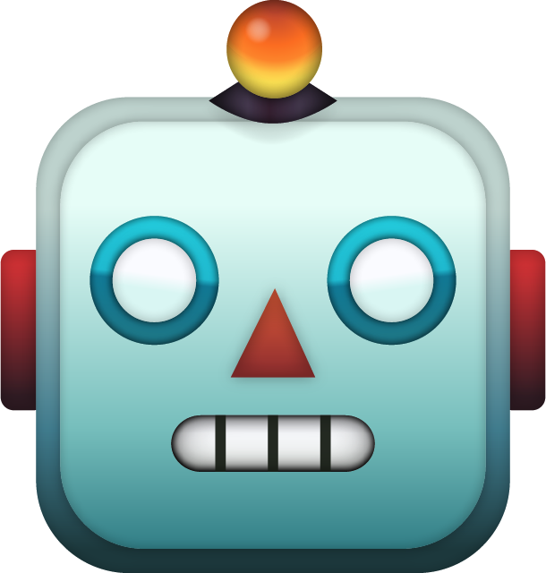 Robot Emoji Free Icon HQ PNG Image