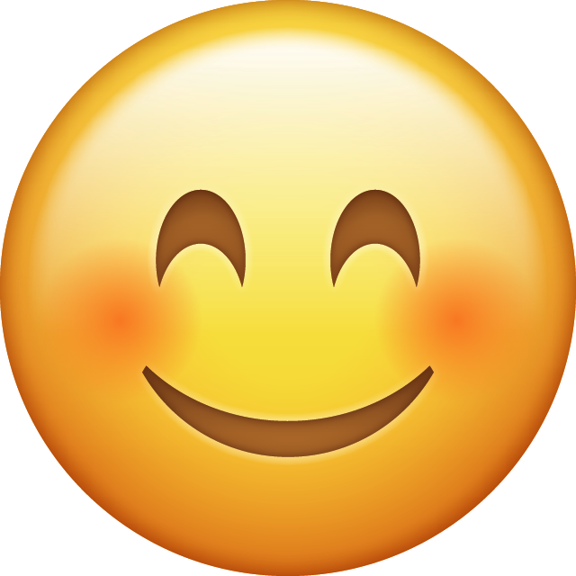 Blushed Smiling Emoji Icon File HD PNG Image