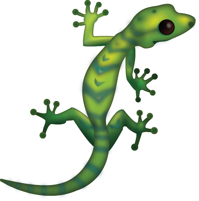Lizard Emoji Icon File HD PNG Image