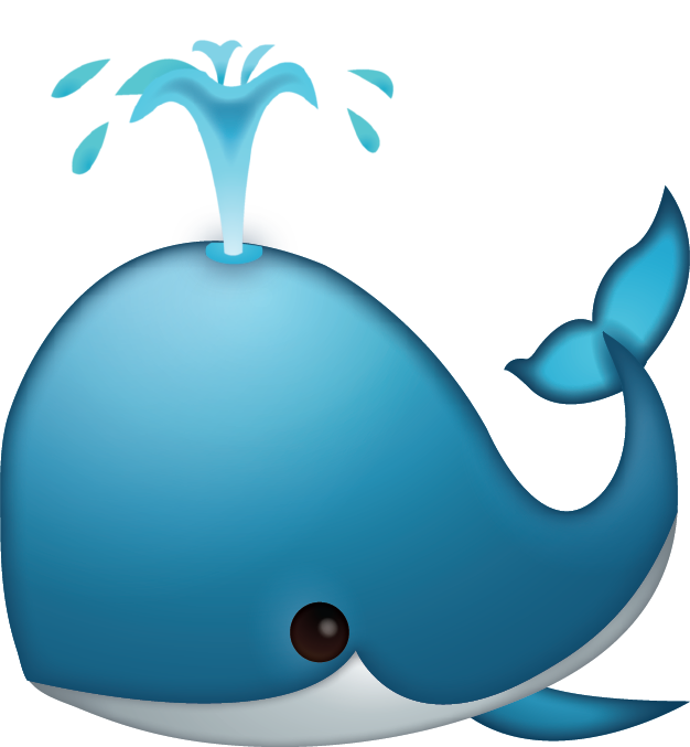 Whale Spouting Emoji Free Photo Icon PNG Image