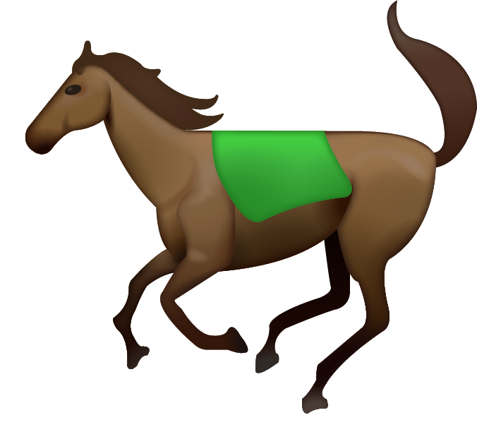 Horse Emoji Free Icon HQ PNG Image