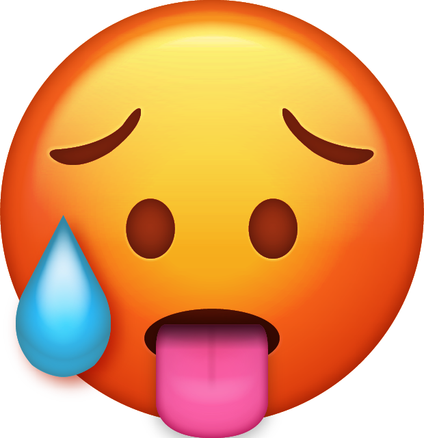 Hot Emoji Icon File HD PNG Image