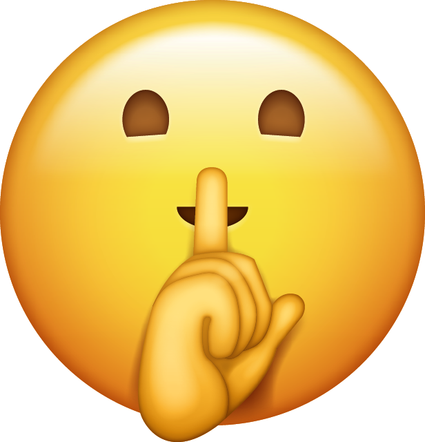Shh Emoji Icon Free Photo PNG Image