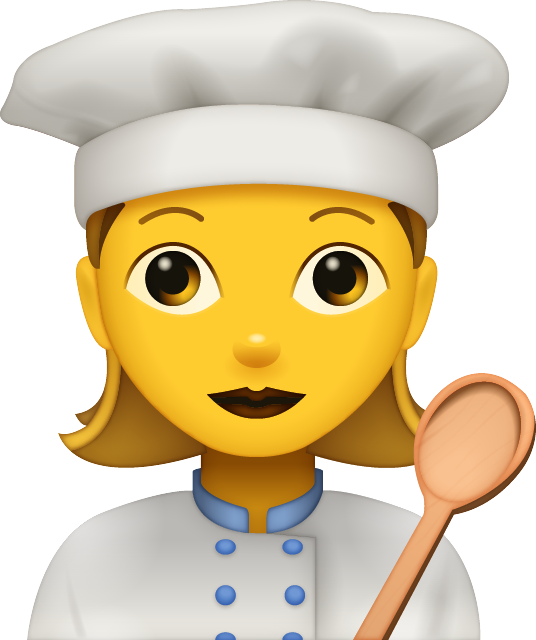 Cooking Woman Emoji Icon Free Photo PNG Image