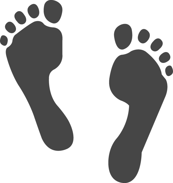 Footstep Emoji Free Photo Icon PNG Image