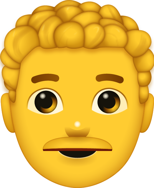 Yellow Man Emoji Icon File HD PNG Image