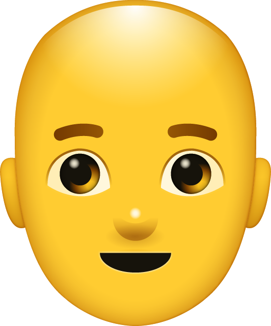 Bald Man Emoji Icon Download Free PNG Image