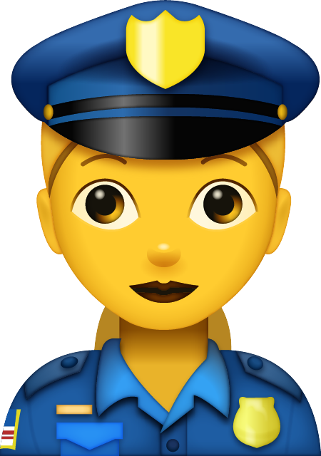 Police Woman Emoji Free Icon HQ PNG Image