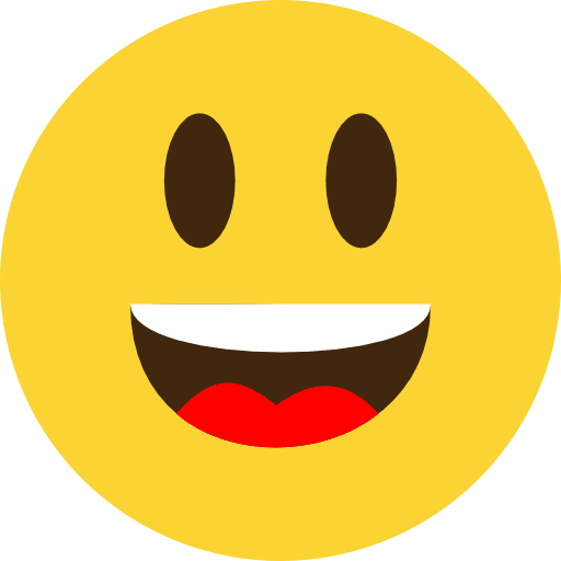 Grinning Face With Big Eyes Emoji PNG Image