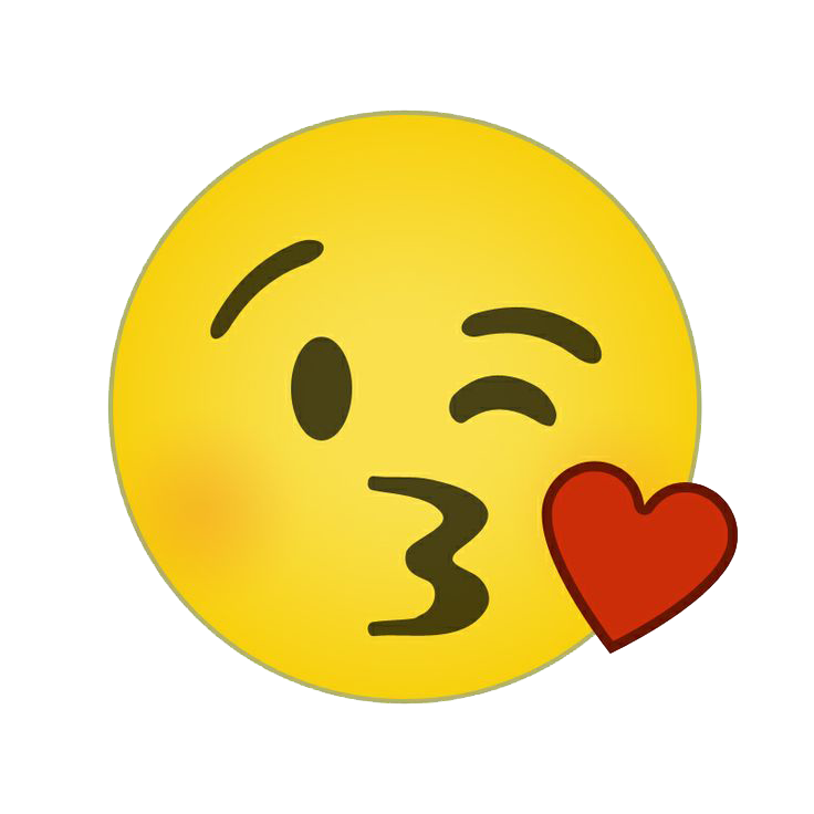 Emoticon Smiley Kiss Emoji Free Frame Icon