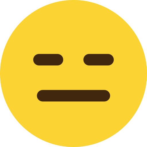 Expressionless Face Emoji PNG Image