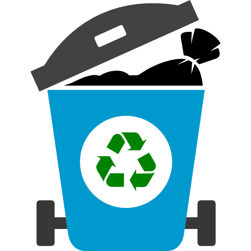 Recycle Trash Bin Open PNG Image