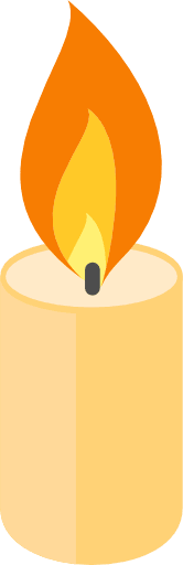 Candle Light Color PNG Image