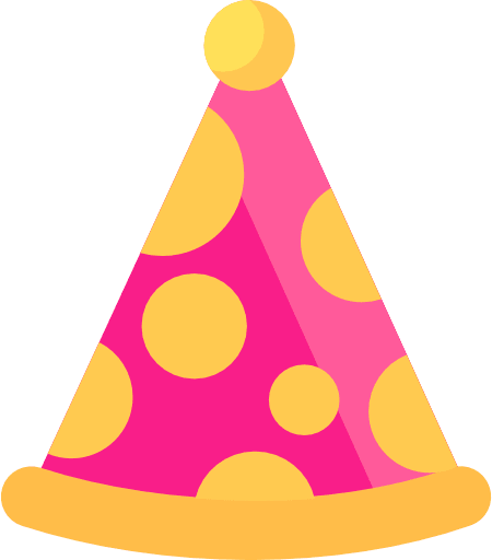 Party Hat Color PNG Image