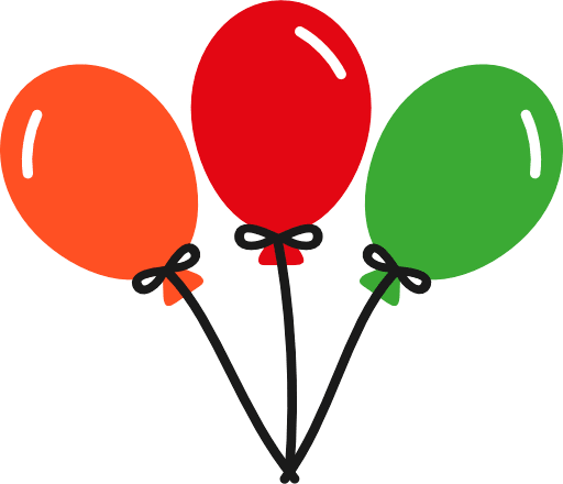Balloons Color PNG Image